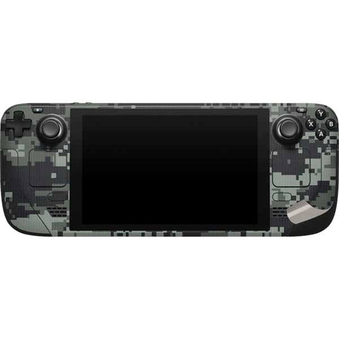 NHL Calgary Flames Camo Steam Deck Handheld Gaming Computer Skin